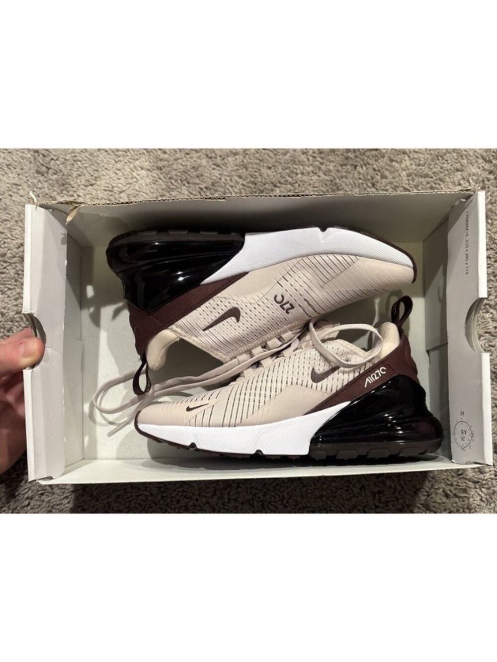 Brand New! Nike Air Max 270 Silt Red Burgundy HJ3222-601 Women's Size 6